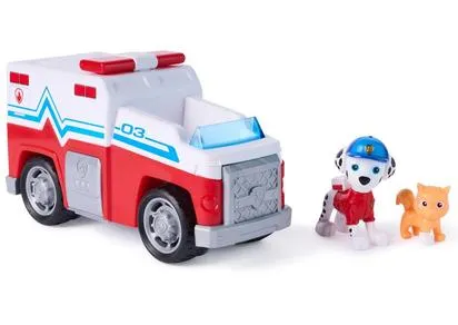 LA PAT' PATROUILLE - VEHICULE + FIGURINE SEARCH & RESCUE MARCUS