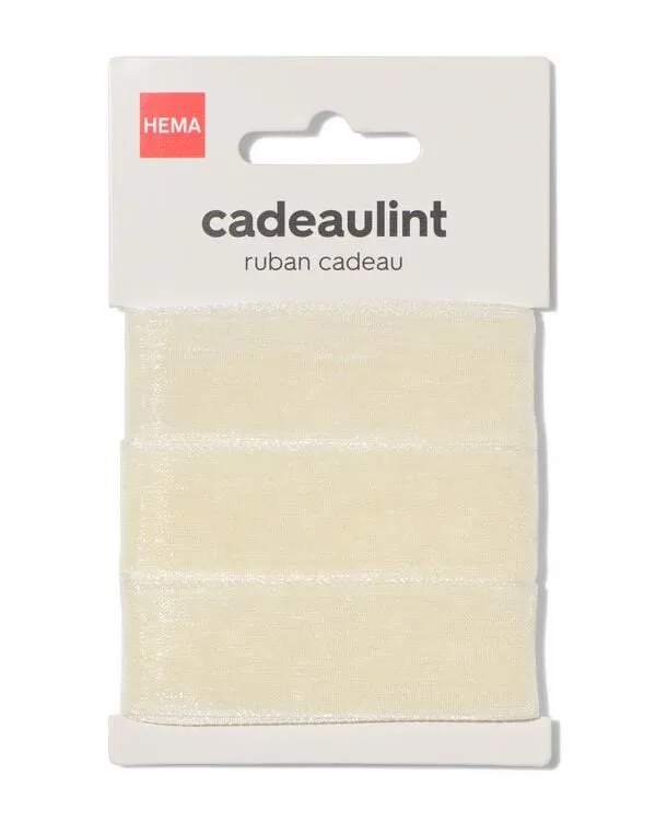 cadeaulint 4.3m gebroken wit