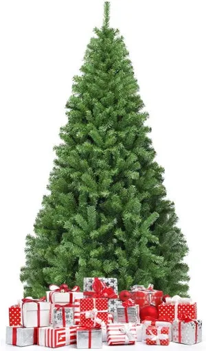 180 cm Árbol de Navidad Artificial, Arbol de Navidad con 1000 Puntas, Hojas de PVC Apertura Automática y Soporte de Metal, Decoración Navideña