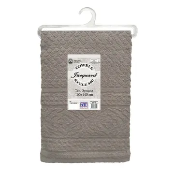 Telo in cotone Grigio Spugna 500 Style 100x140 cm