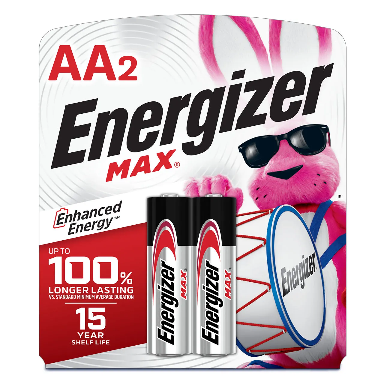 Energizer MAX AA Alkaline Batteries, 2 ct