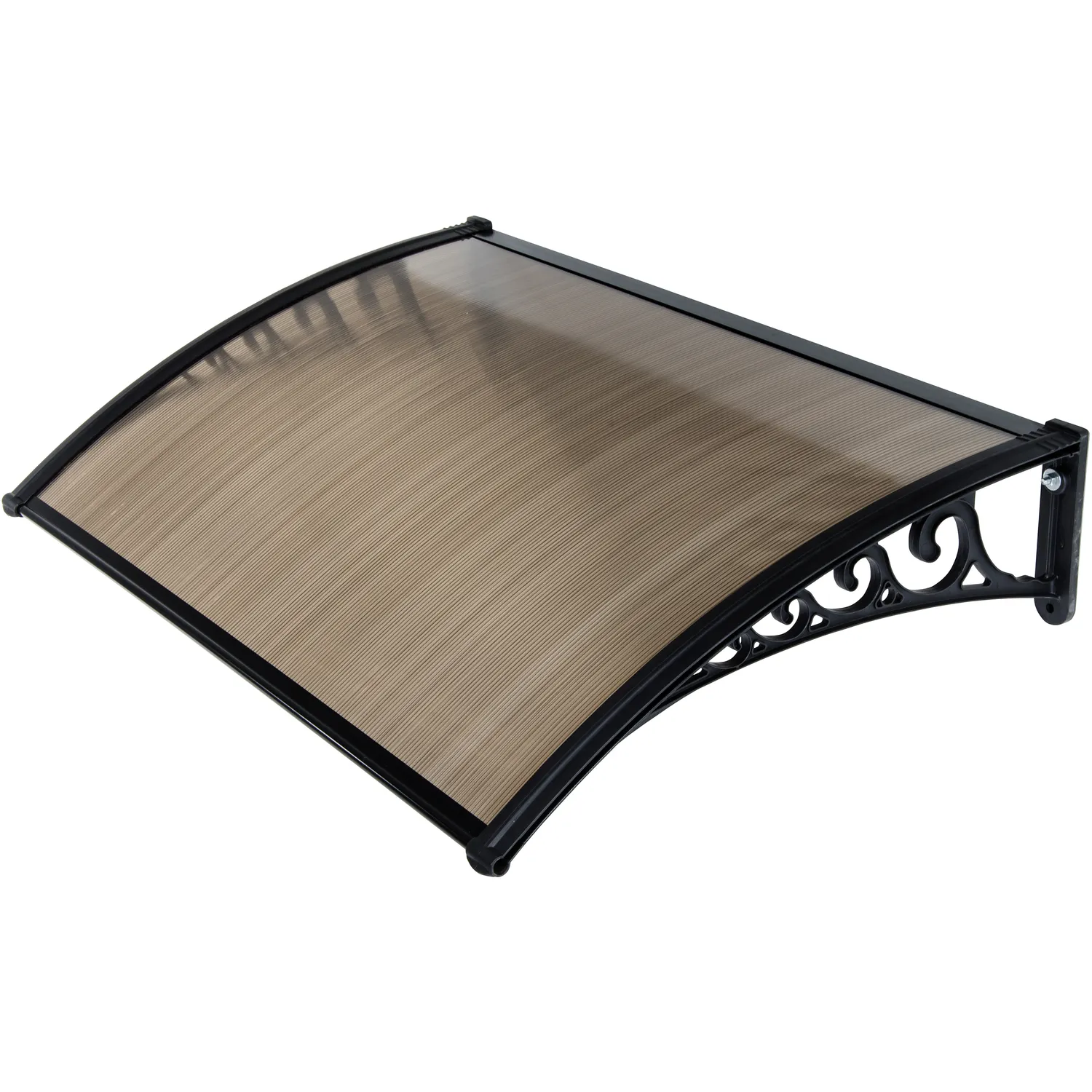 Pensilina Modulabile Naxos tettoia in policarbonato alveolare 120x80 cm