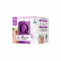 Q Mixers Light Ginger Beer, Premium Cocktail Mixer Made with Real Ingredients, 7.5 Fl Oz Pack of 4