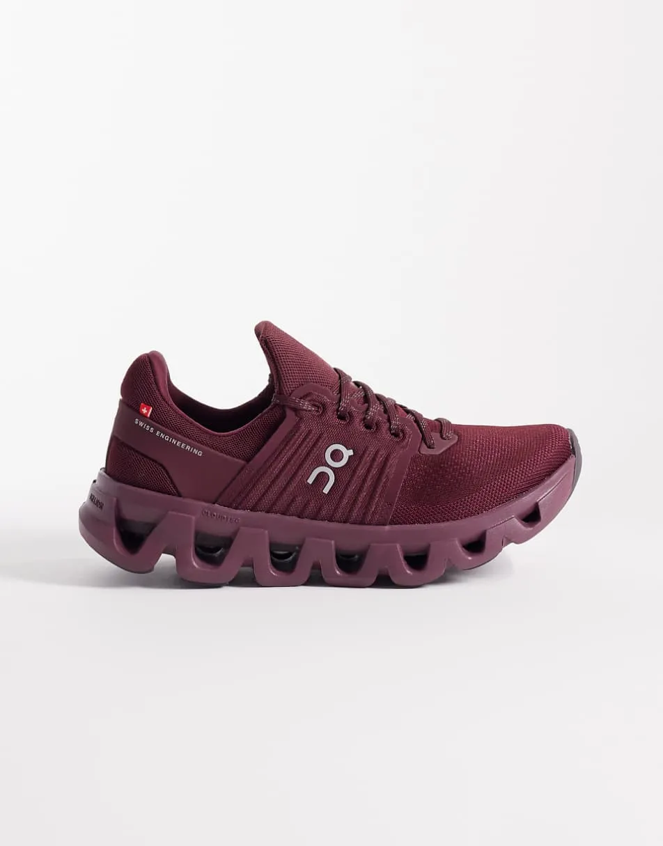 ON Cloudswift 4 AD trainers in maroon