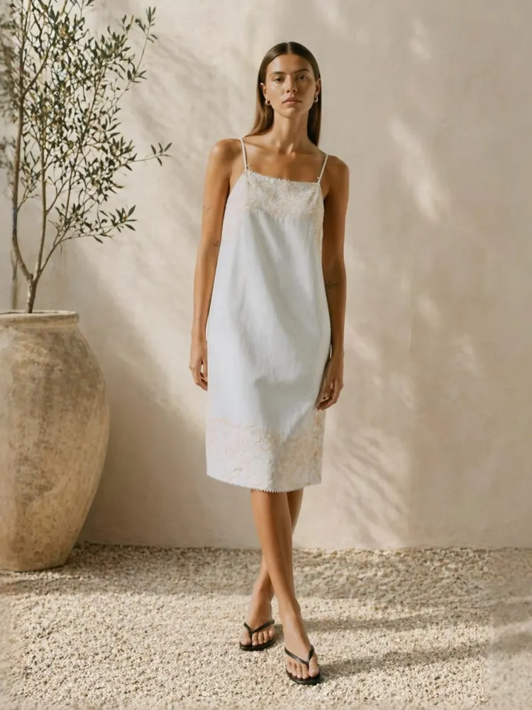 Loni, knee strap dress Off White