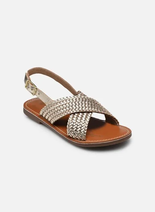 Sandalen S-FANNY dames goud en brons