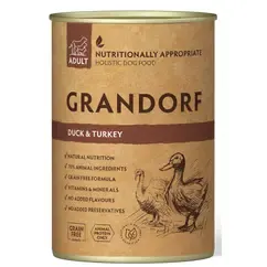 Natvoer voor honden Adult 400g Eend,Kalkoen