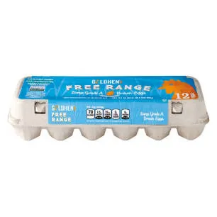 Free Range Large Brown Grade A Eggs, 12 count