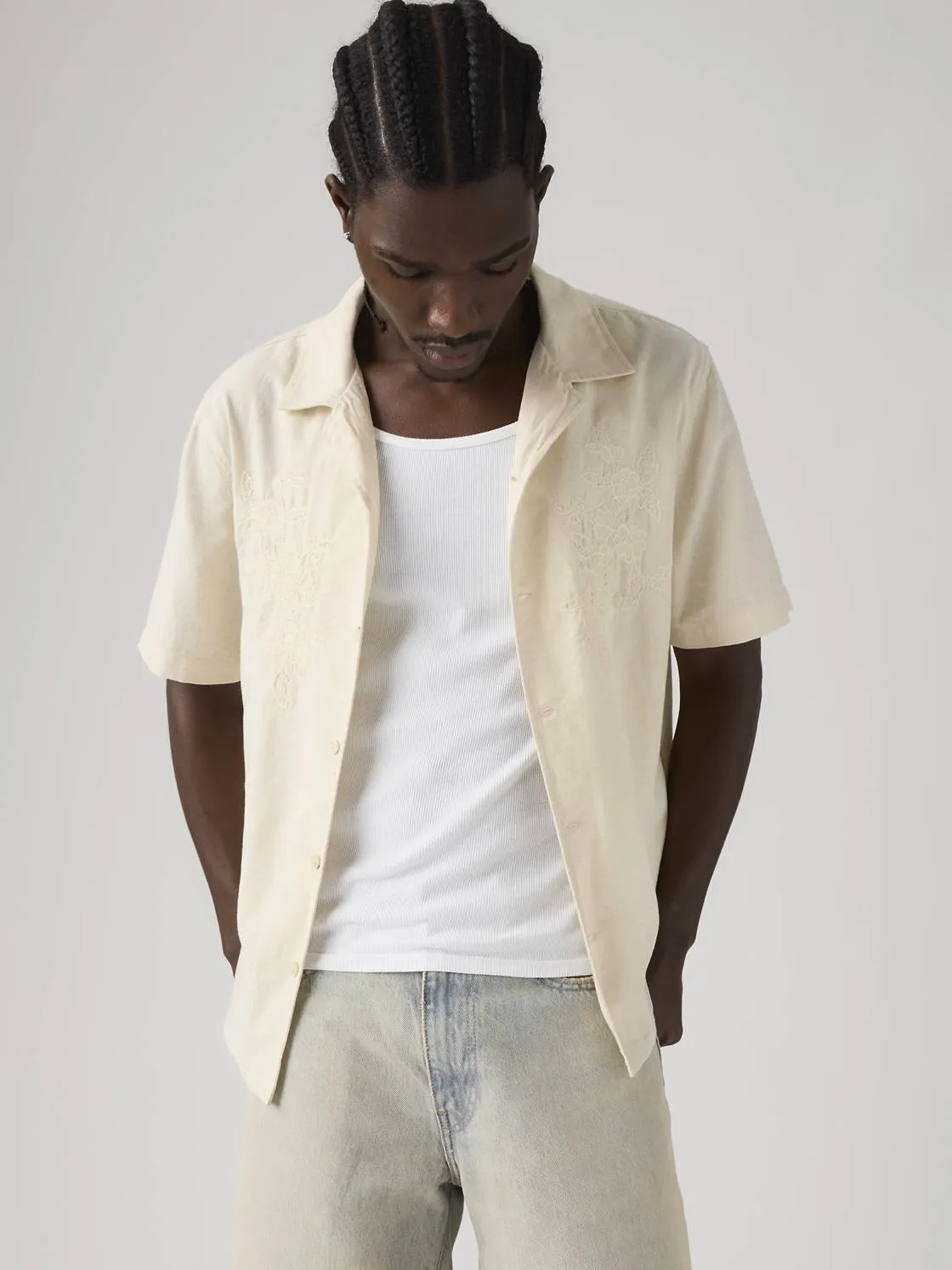 Sunset Camp Cotton Linen Shirt