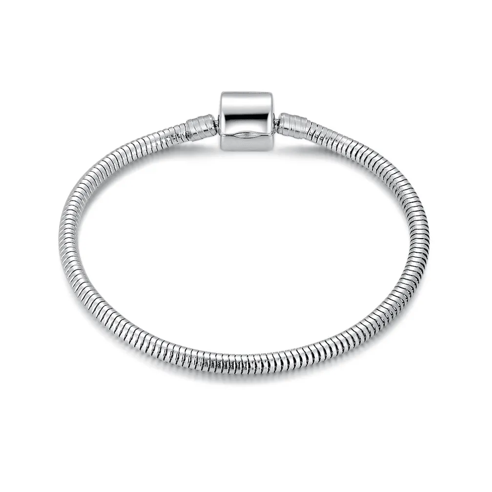 Armband in edelstaal, schakel ontwerp