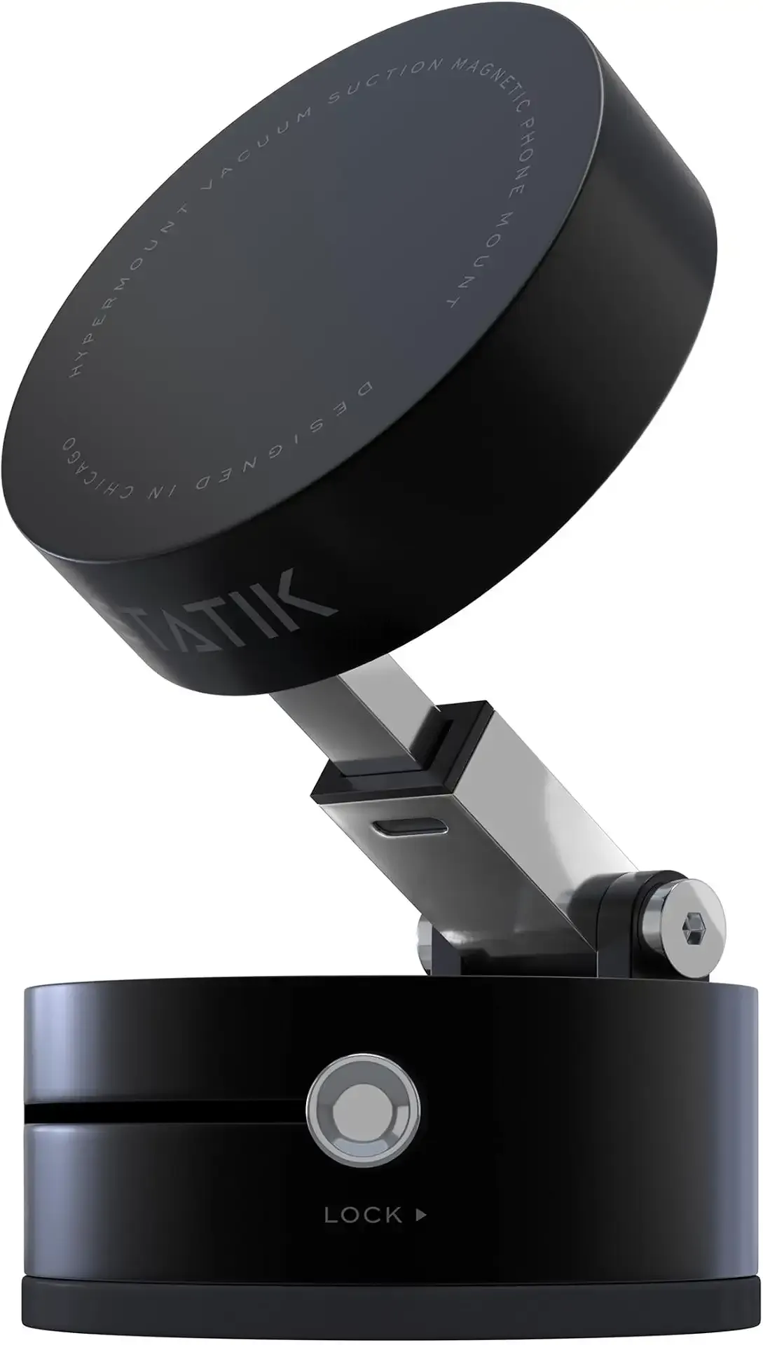 Statik HyperMount Phone Mount, Magnetic Phone Holder, Car Mount for Phone Works on Smooth & Lightly Textured Surfaces, iPhone, Samsung, and Android Compatible