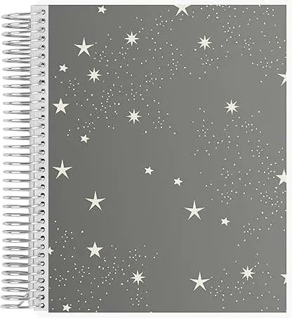 Erin Condren 8.5" X 11" Spiral Bound Productivity Notebook, Starry Sky, Functional 160 Lined Page and 80Lb Thick Paper Spiral Notebook, Stickers Included Erin Condren 8.5" X 11" Spiral Bound Productivity Notebook,…