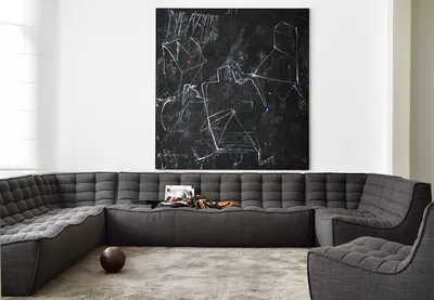 Modulaire bank N701 - dark grey - 3 seat