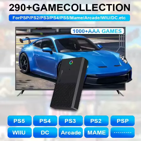 PEAPRIT 14TB Gaming HDD with Hyperspin Launchbox Retrobat Playnite 98K+ Retro Video Games Console for PS5/PS4/PS3/PS2/SWITCH/WII