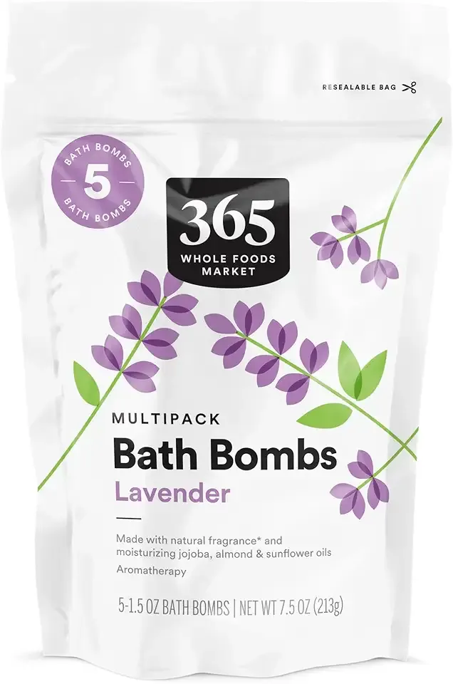 365 By Whole Foods Market, Lavender Bath Bombs, 5 Count