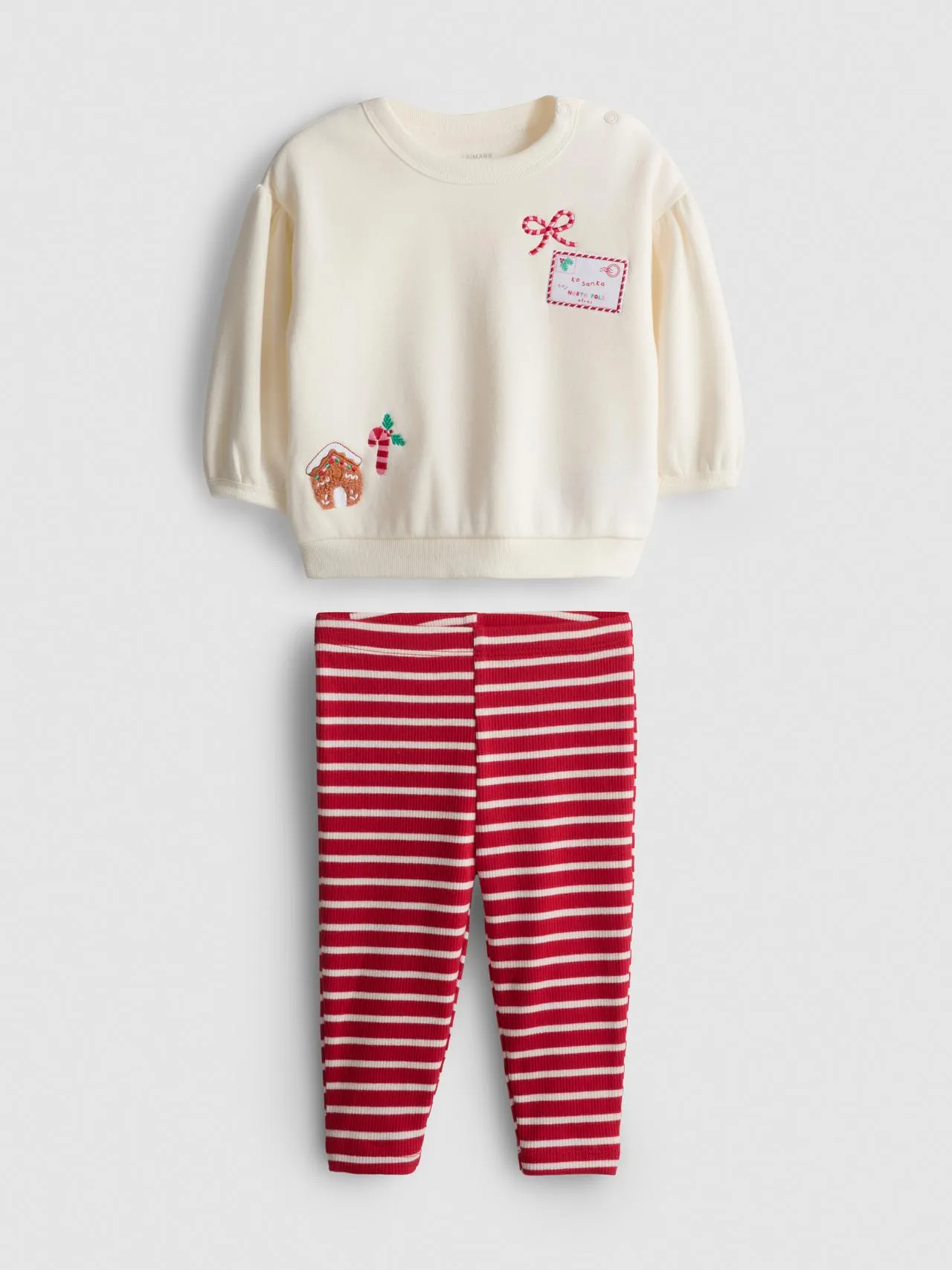 0-18 mois | Sweat + legging Noël, coton maj.