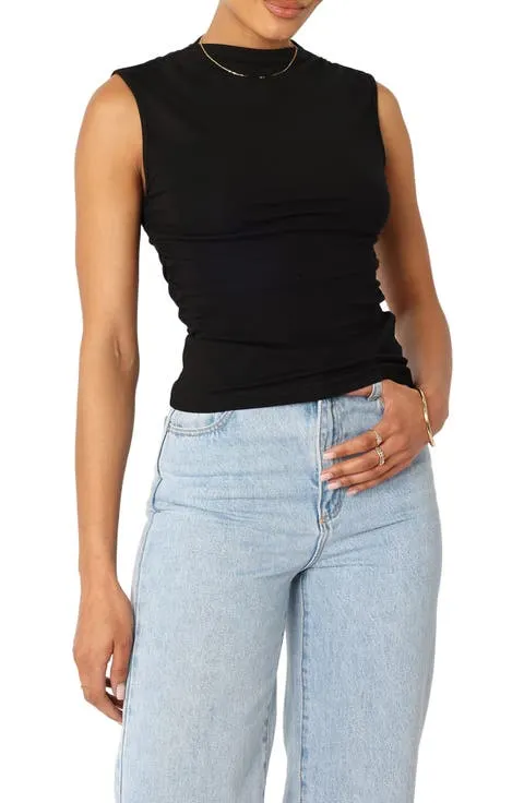 Petal & Pup Nissa Mock Neck Sleeveless Top