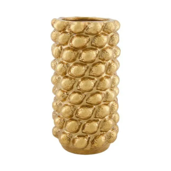 Gouden citroen vaas Finio M
