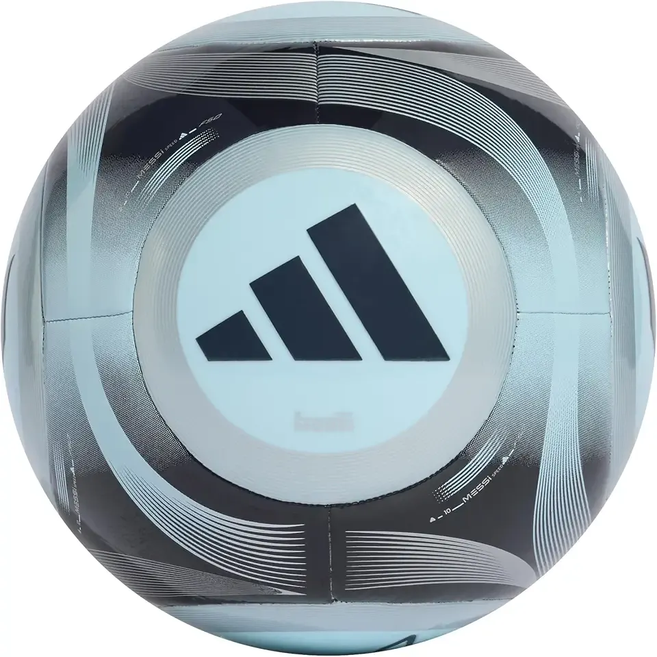 Unisex-Adult Messi Club Ball, Black/Icey Blue/Night Navy, 5
