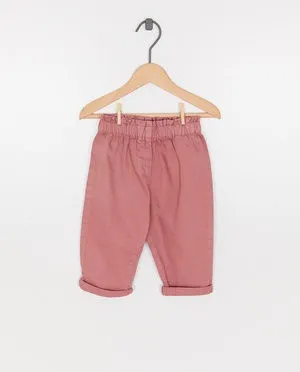 Roze broek, baggy fit