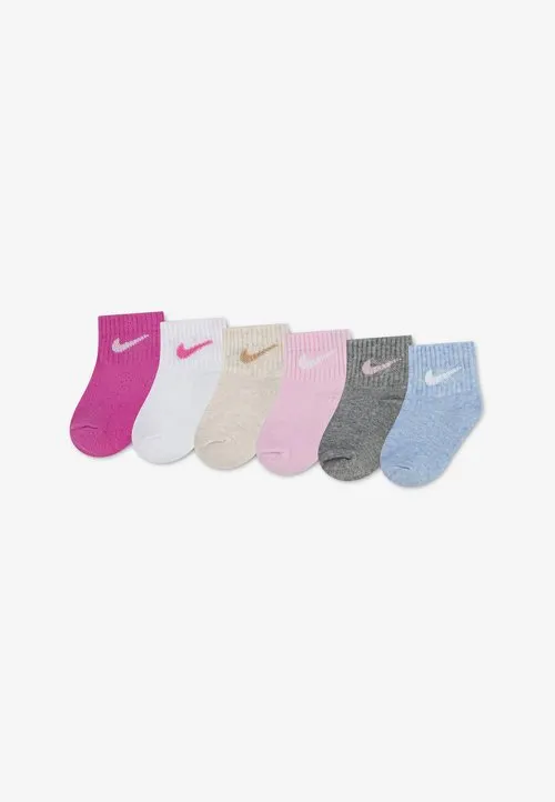 INFANT ANKLE 6 PACK UNISEX - Sokker - playful pink