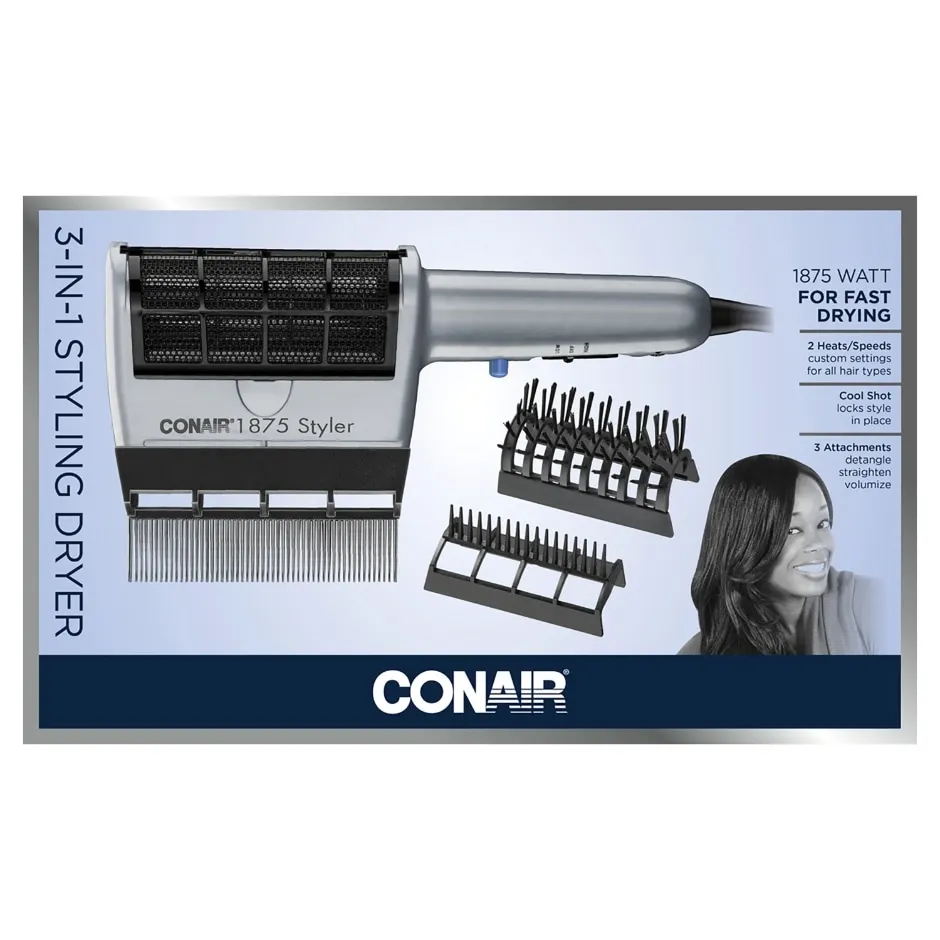 Conair 1875 3-in-1 Styling Hair Dryer