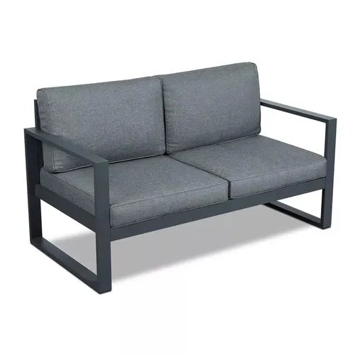 Real Flame Baltic Outdoor Loveseat - Gray