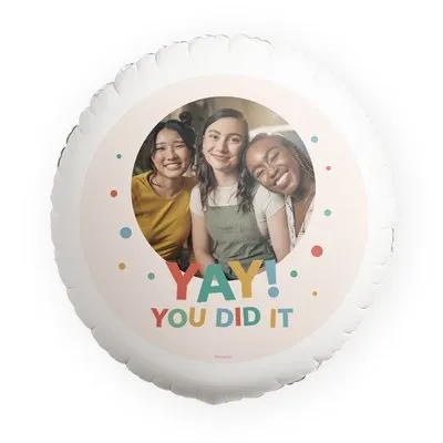 Ballon | Yay! You Did It | Foto aanpasbaar
