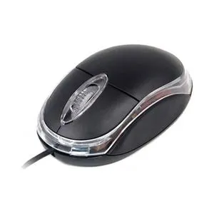 Mouse Optico Kanji Kj-mouset001 800 Dpi Luz Led Black