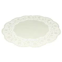 Lot de 15 napperons papier ronds D 33cm