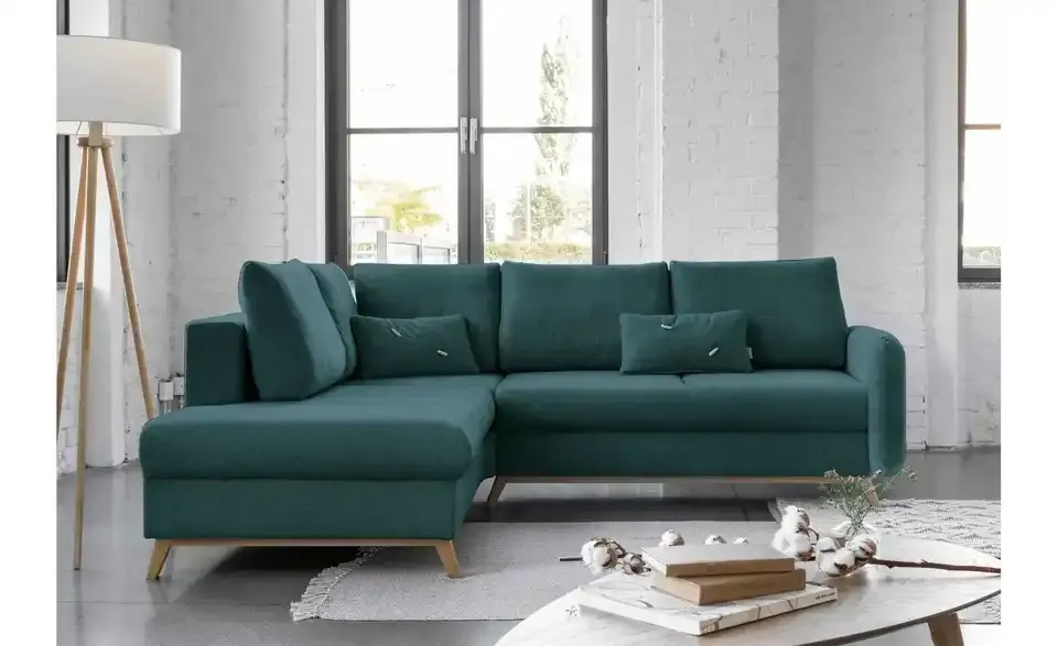 Miuform Ecksofa mit Schlaffuntkion Scandic Lagom