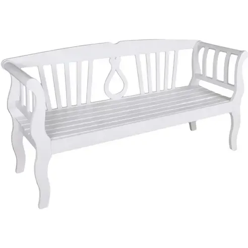 Bank ARCADIA - white washed - Eukalyptus massiv