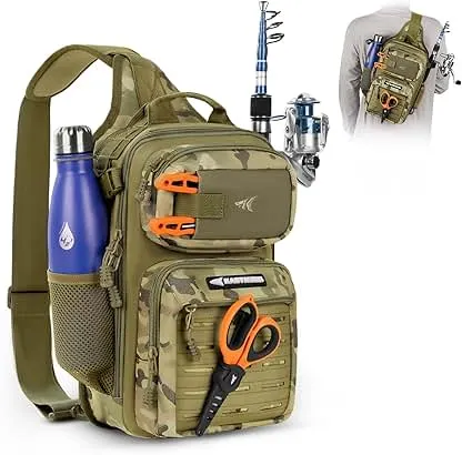 KastKing BlowBak Tactical Sling Tackle Bag-Lightweight Fishin…