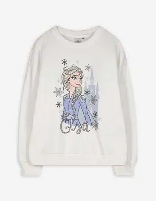 Felpa - Frozen - bianco