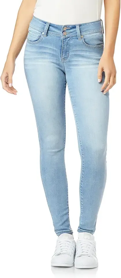 Women's Ultra Fit Mid-Rise Insta Soft Denim Juniors Jeans (Also Available in Plus Sizes)