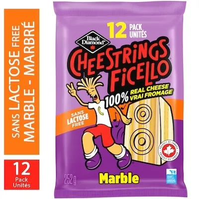 Lactose-Free Marble Cheestrings