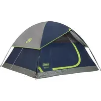 Carpa Para Camping 4 Personas Azul Marino Coleman