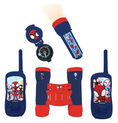 SPIDEY - KIT D AVENTURIER TALKIES WALKIES 120M JUMELLES BOUSSOLE