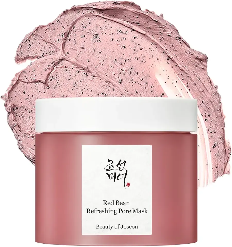 Beauty of Joseon Red Bean Pore Refreshing Mask Mud Cream Hydrating Wash Off Pack, Pore Cleansing Exfoliator, Korean Skin Care for Men and Women 140ml, 4.73 fl.oz