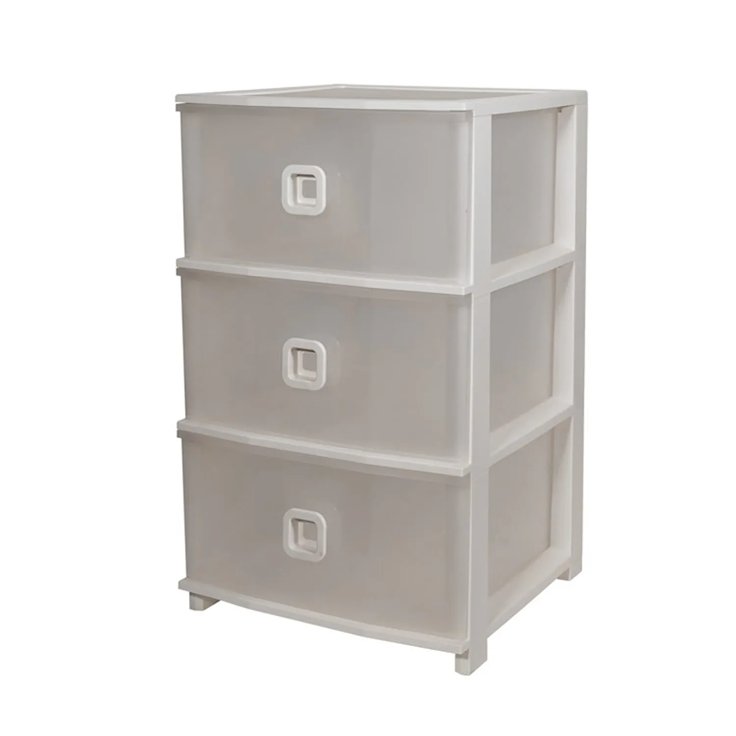Cassettiera Pratika Plus 3 cassetti Bianca