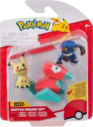 POKEMON - BATTLE FIGURE SET JAZWARES Ref : 41228867