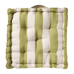 Matraskussen - groen/beige - 8x40x40 cm