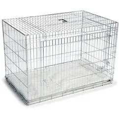 Metalen Draadkooi met schuifdeur 123 x 77 x 83 cm