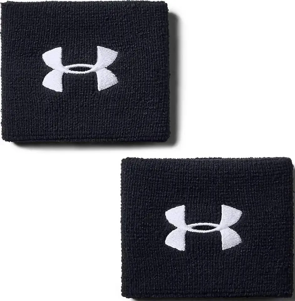 Under Armour Men's 3-inch Performance Wristband 2-Pack