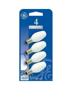 GE 4W Night Light White, 4 ct