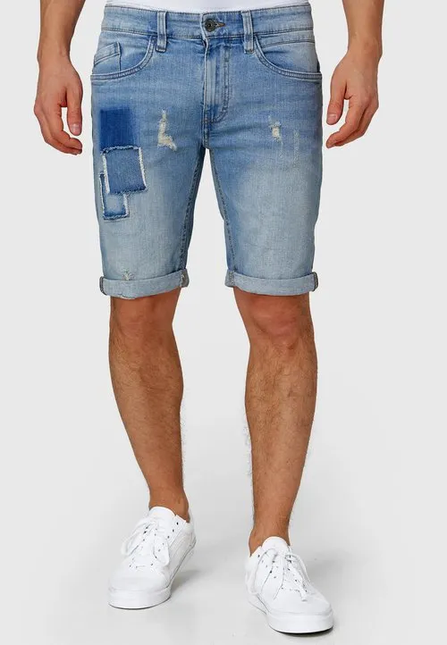 ROBERTS - Jeansshorts - blue wash