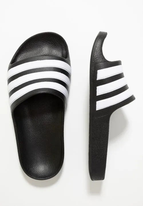 ADILETTE AQUA UNISEX - Badesandaler - core black