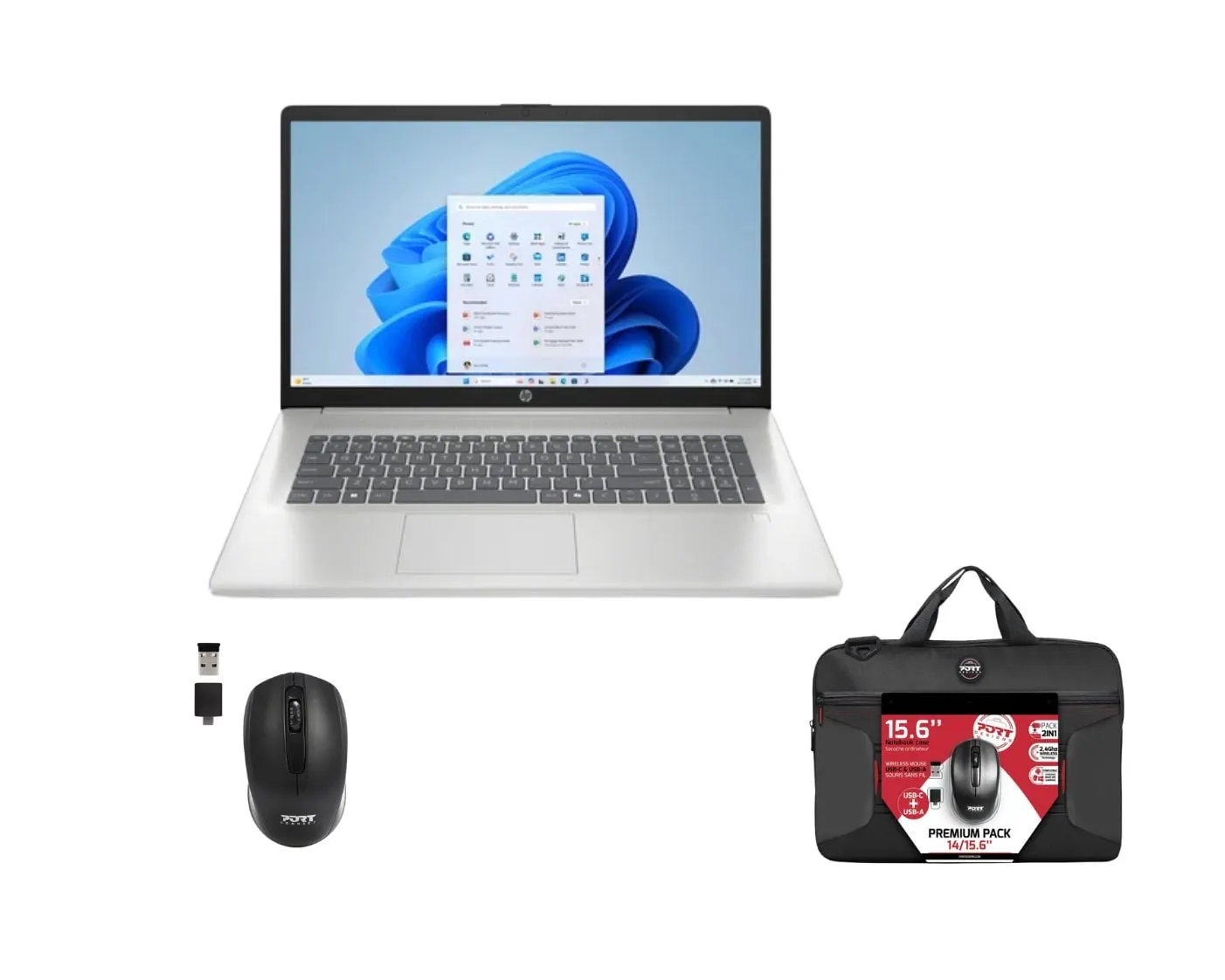 17-cp2065nf - 17.3" FHD R3 7320U 8Go 512Go W11 + sac et souris