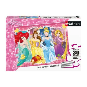 Puzzle 30 Pièces entre Amies Disney Princesse Nathan