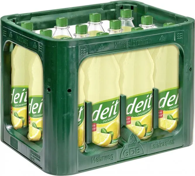 Deit Zitrone Trüb PET (Mehrweg) 12 x 1 l